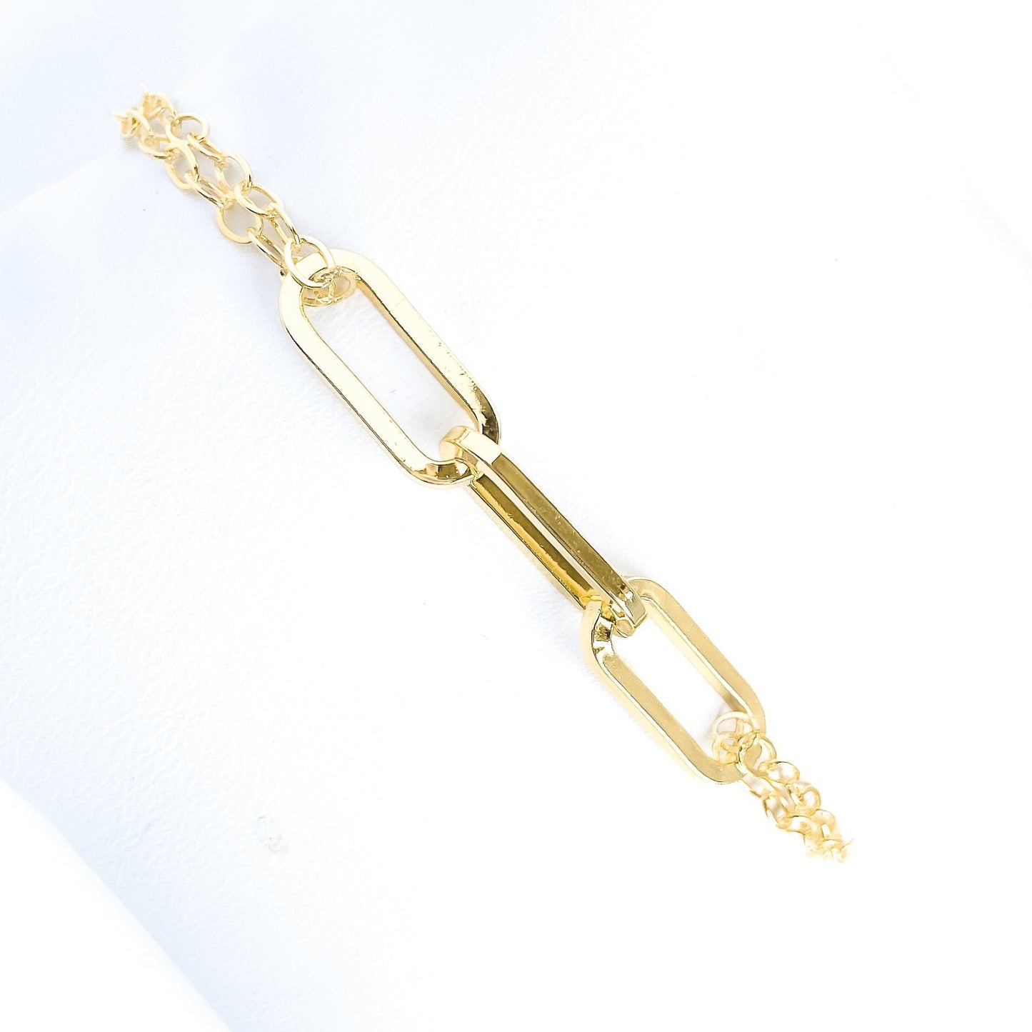 Gold Mixed Chain Bracelet