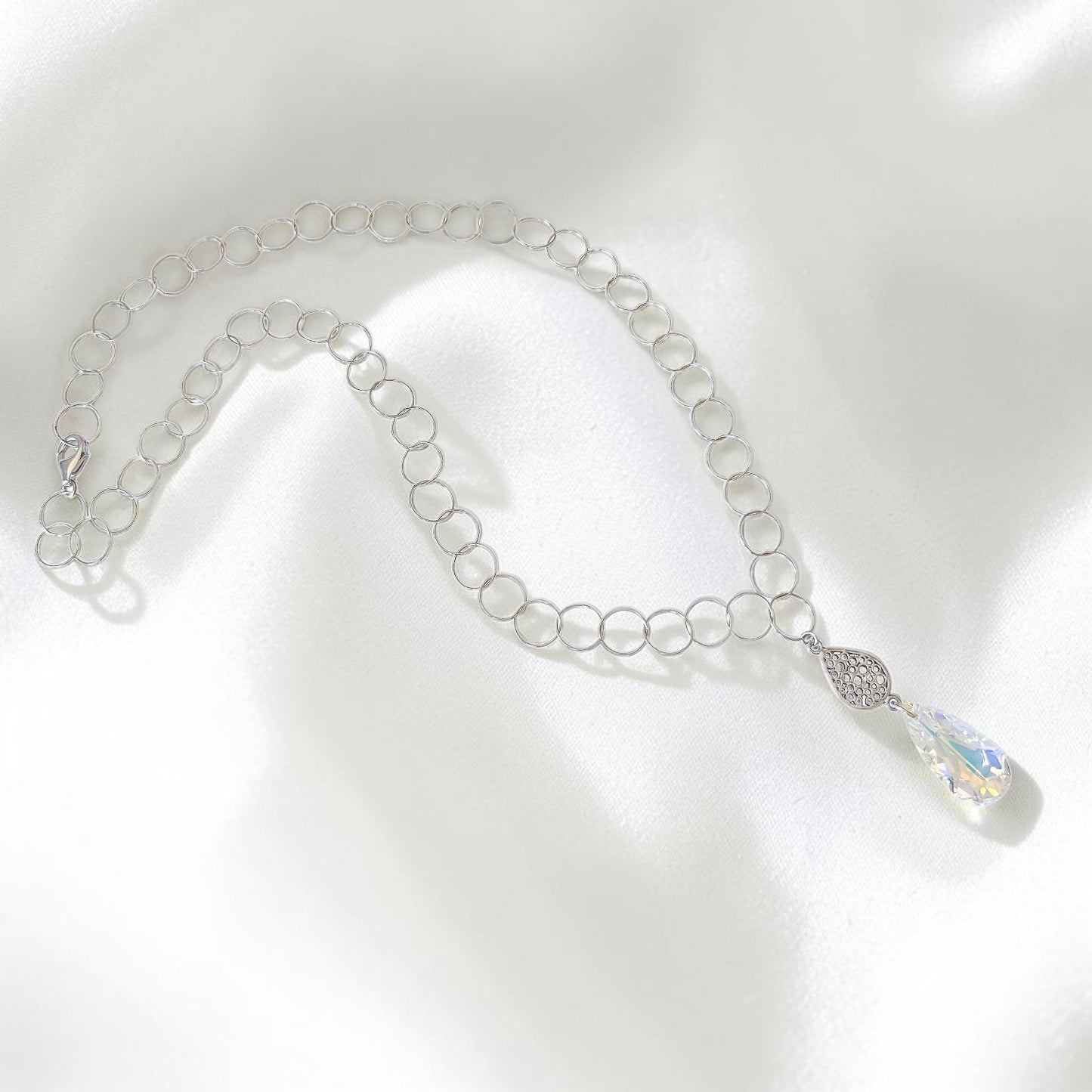 Swarovski Crystal Large Link Necklace