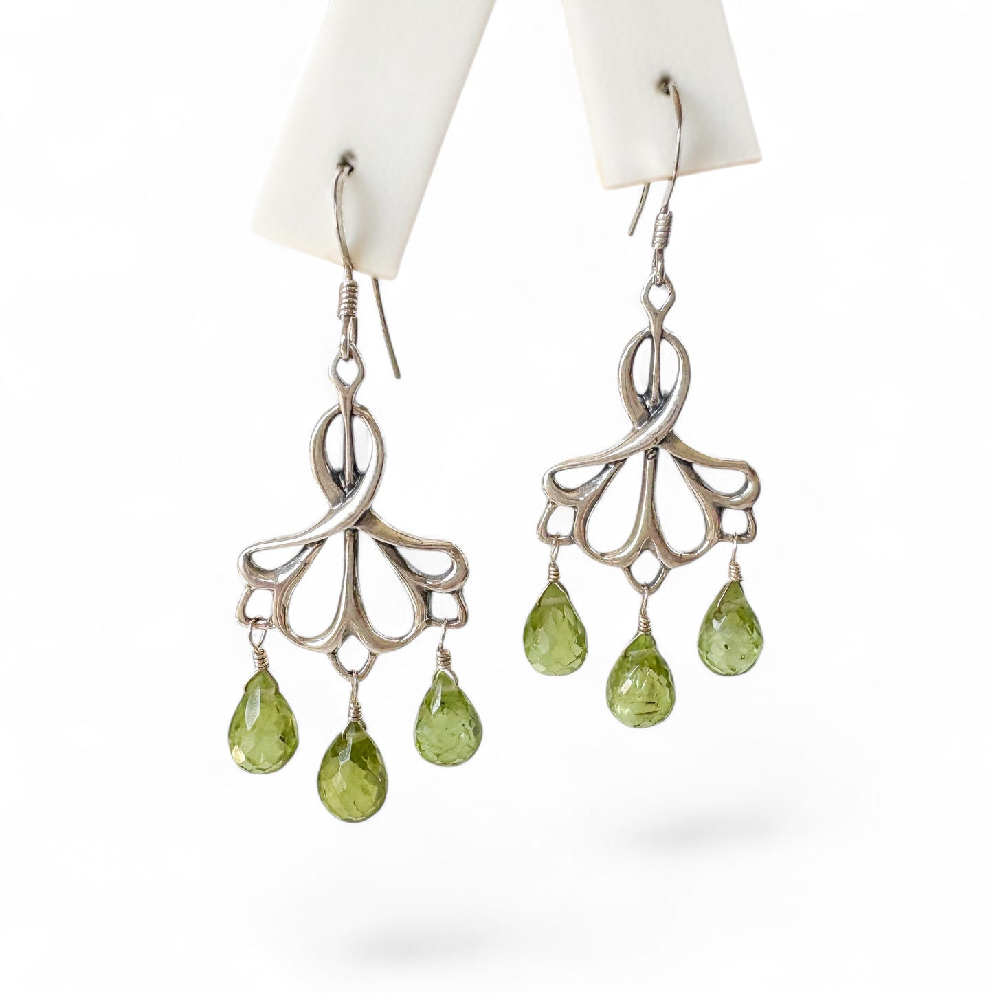 Peridot Chandelier Earrings