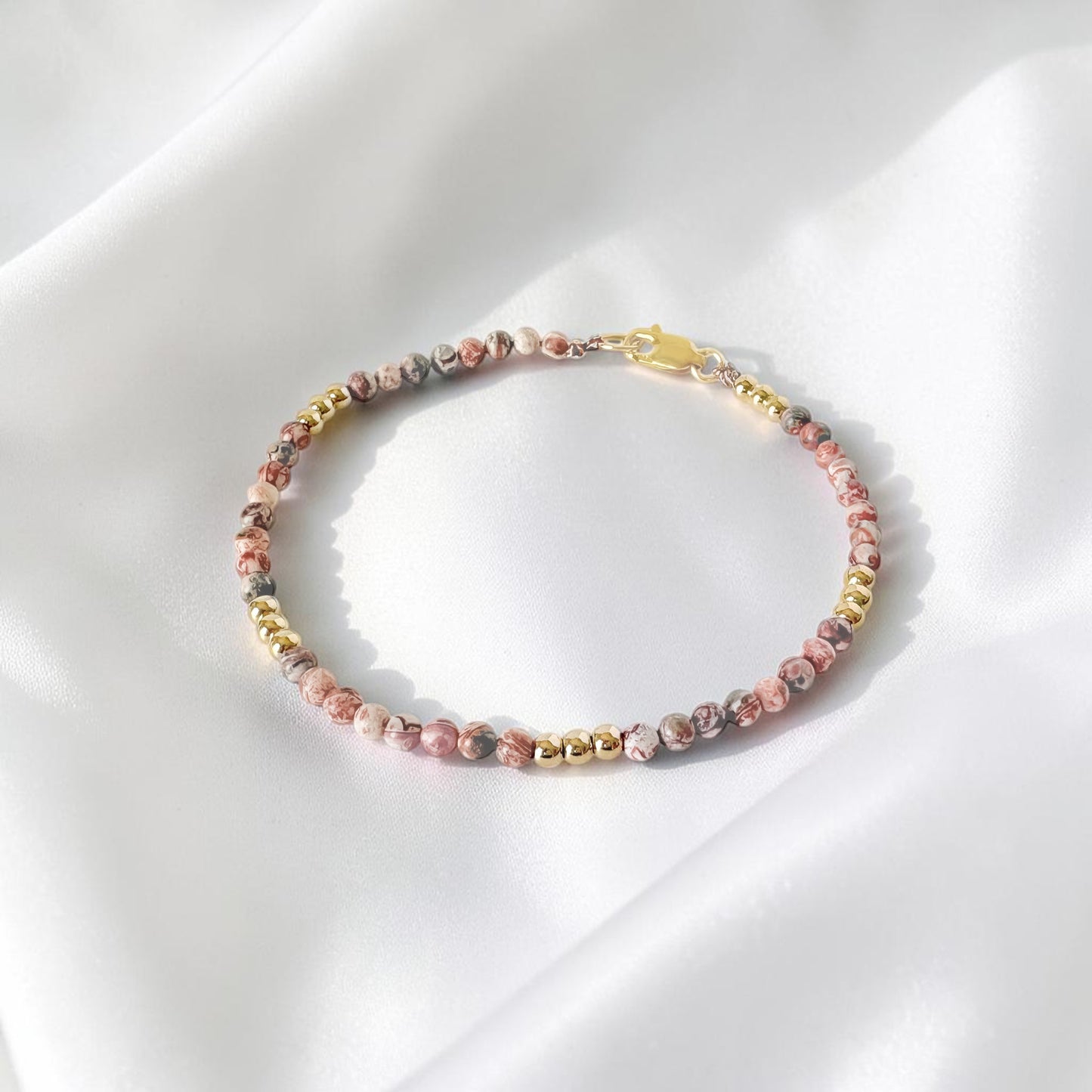 Jasper Beaded Bracelets - Set of 2