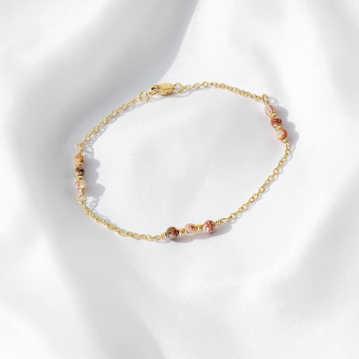 Jasper Beaded Bracelets - Set of 2
