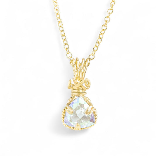 Mercury Mystic Topaz Pendant Necklace