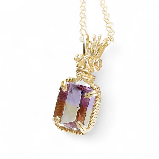 Ametrine Pendant Necklace