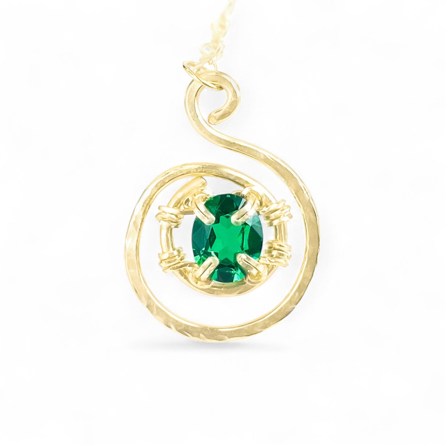 Emerald S Pendant Neckace