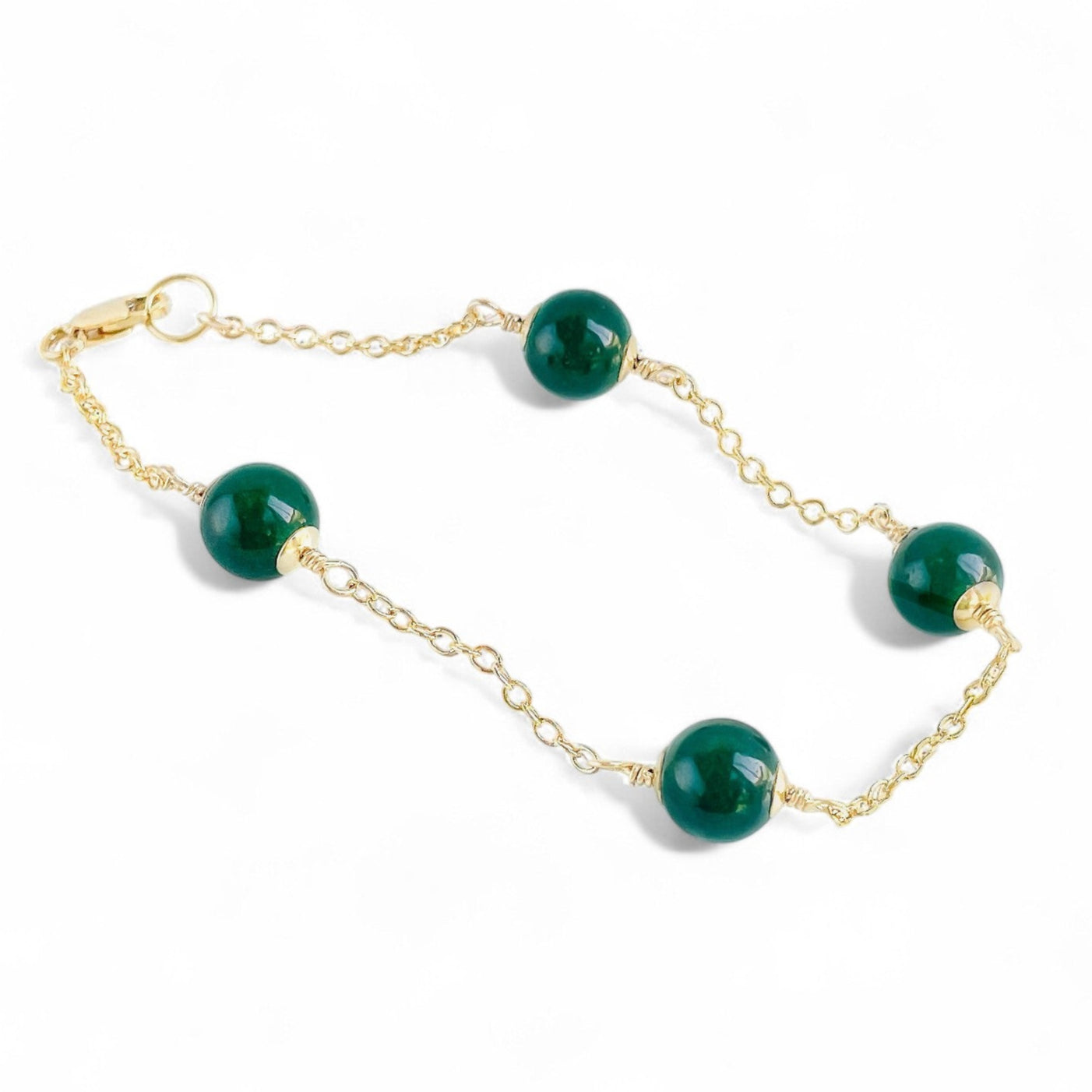 Jade Beaded Bracelet