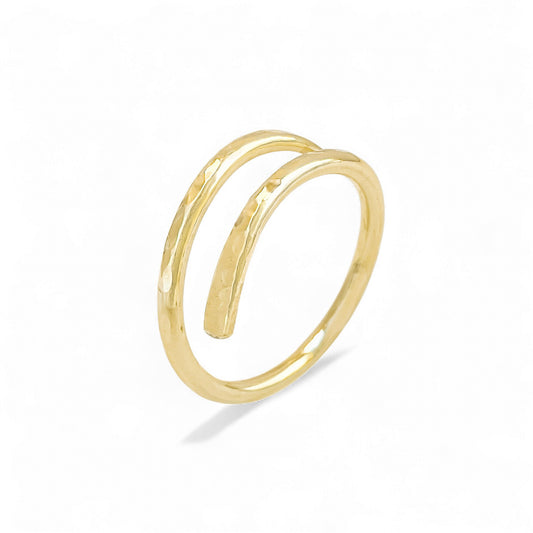 Gold Double Layer Ring