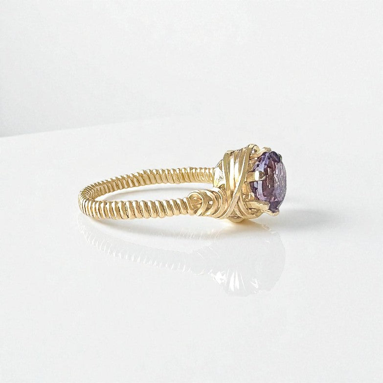 Rose de France Wire Wrapped Ring