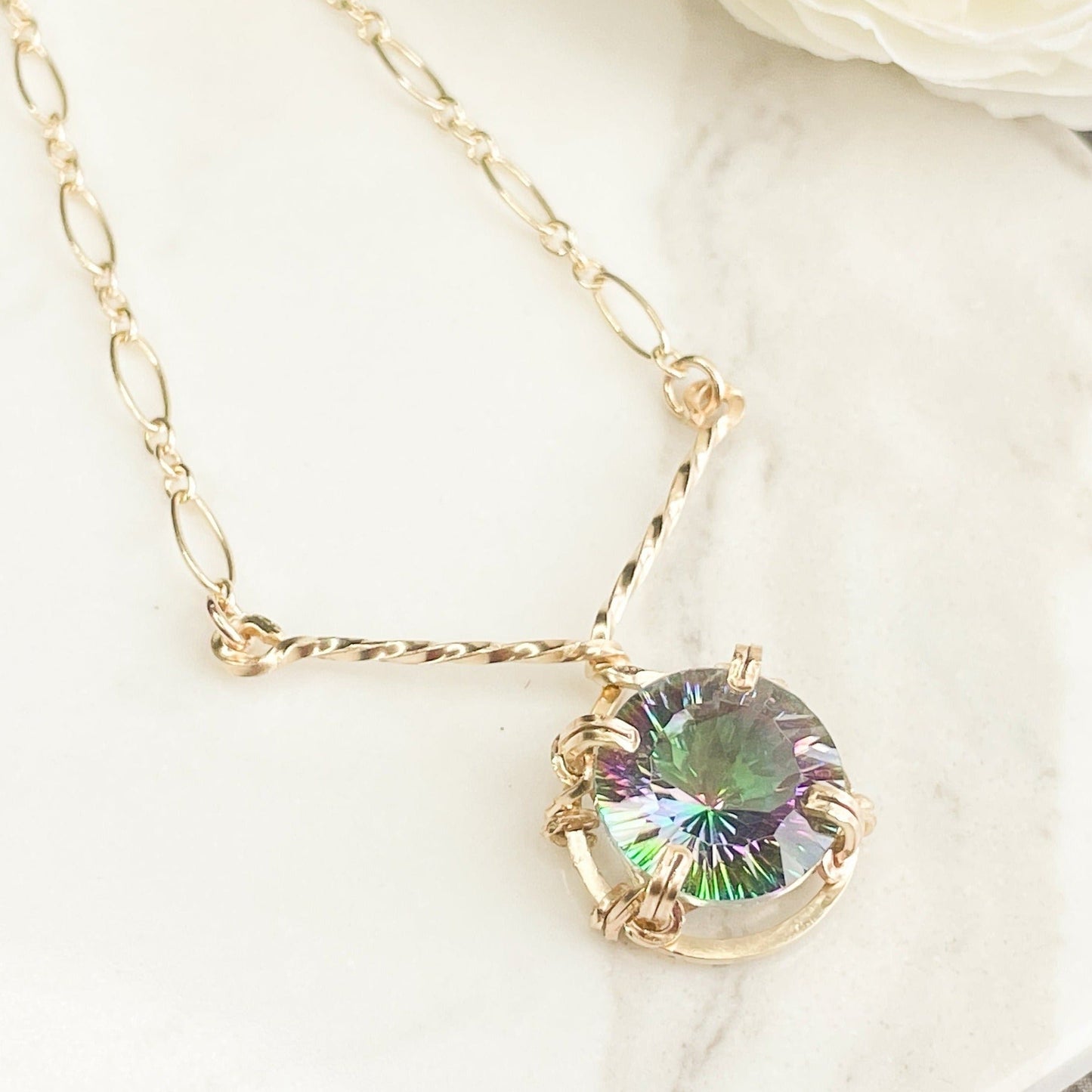 Mystic Topaz Necklace