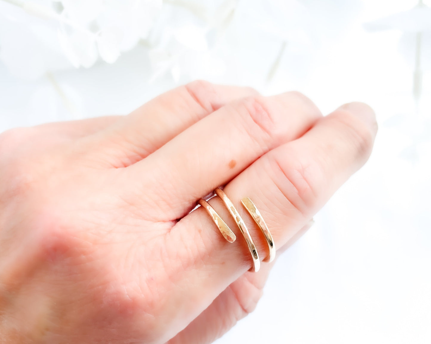 Gold Three Layer Ring