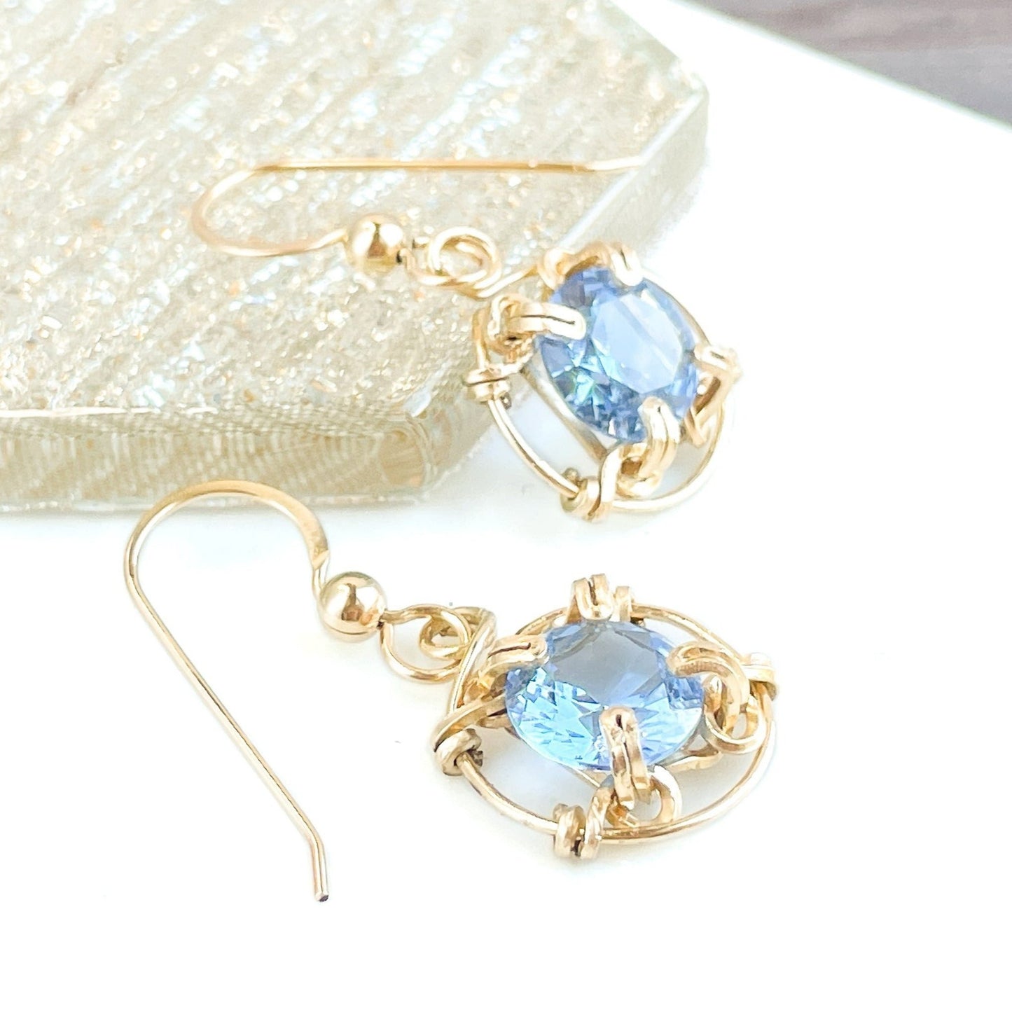 Aquamarine Classic Dangle Earrings