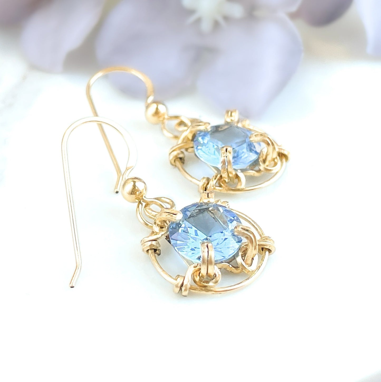 Aquamarine Classic Dangle Earrings