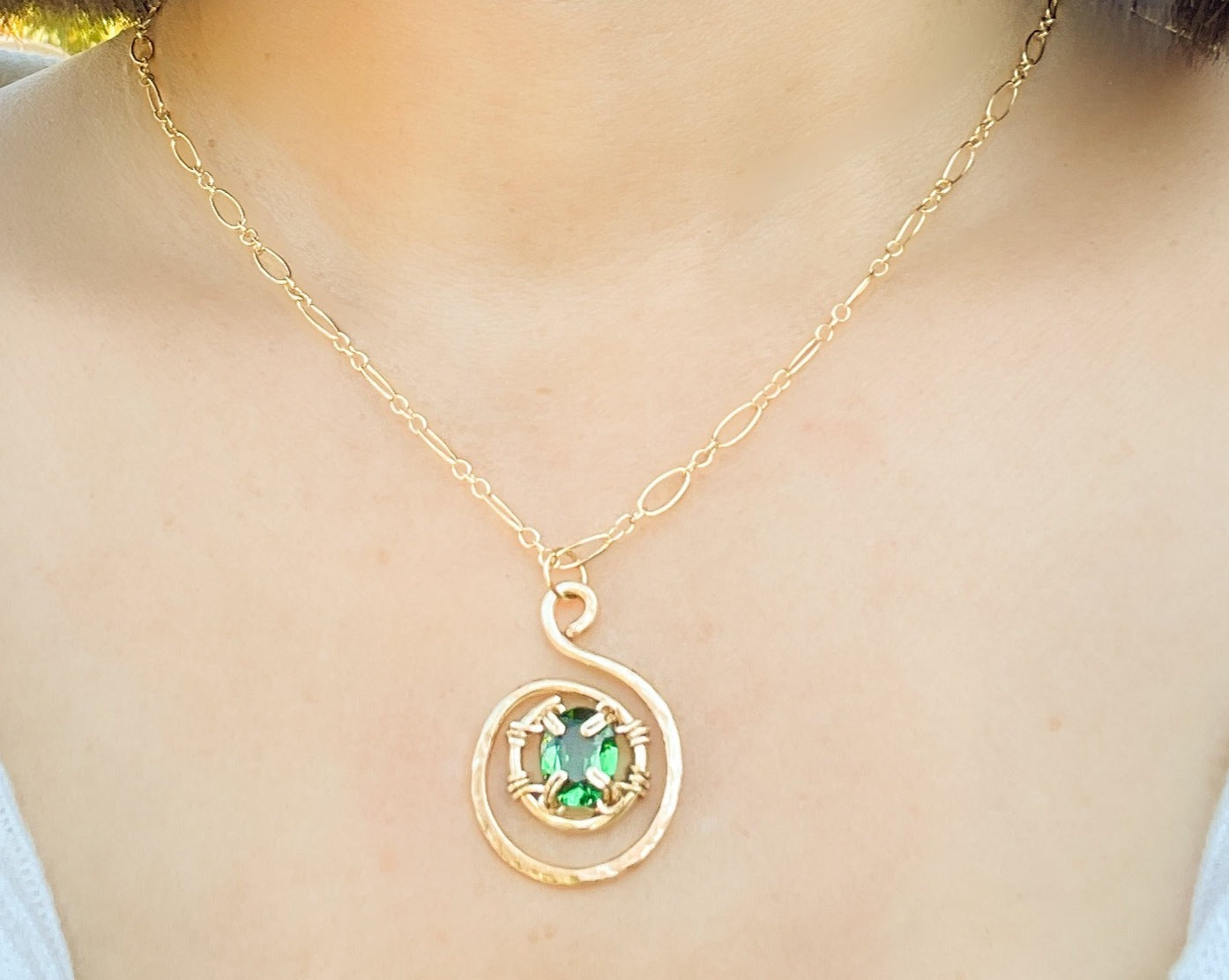 Emerald S Pendant Neckace